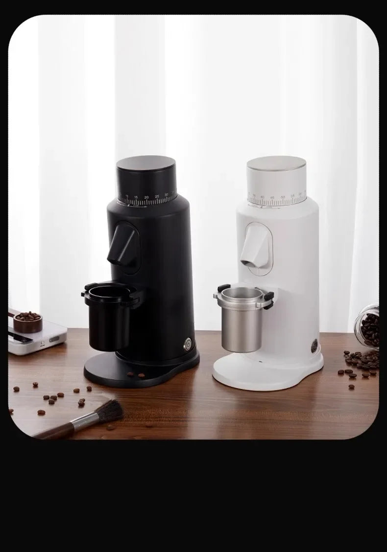 LX T64 Variable Speed Coffee Bean Grinder Machine 64mm Flat Burr Espresso Coffee Grinder Single Dose Grinder Miller