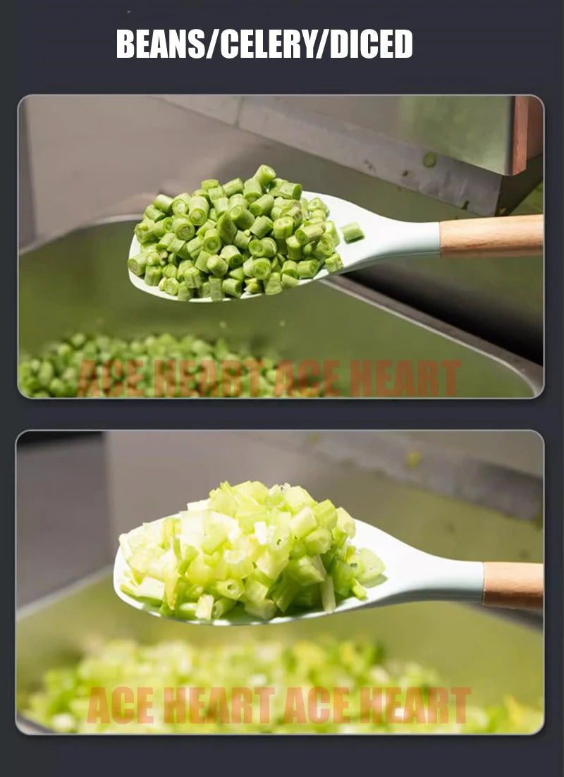 Automatic Vegetable Cutter Machine Multi-Functional Slicing Shredding Machine Chili Cutting Section Scallion Leek Cutting Machin