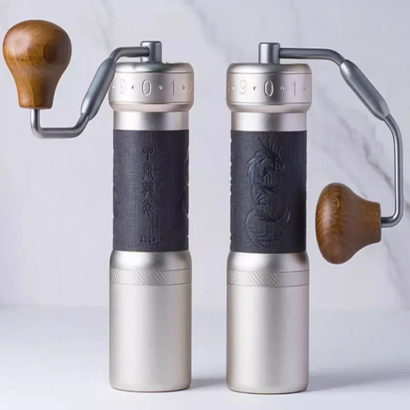 Foldable Handle Manual Coffee Grinder – Portable Hand Mill for Travel & Home