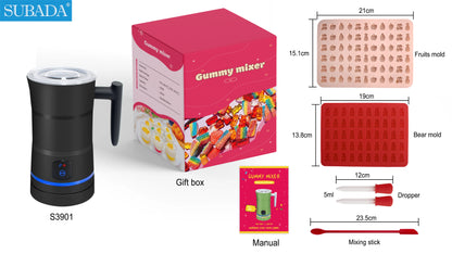 SUBADA Gummy Candy Mixer - Mixer & Potent Gummy Candy Maker Own Infused Gummies - Gummy Maker Machine for DIY Gummy Candies