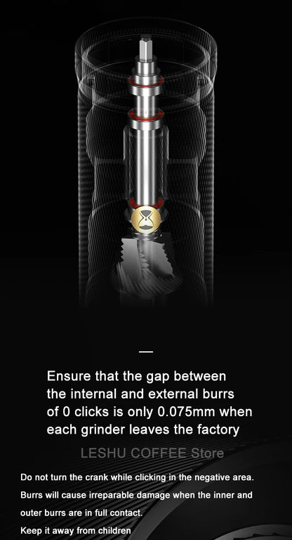 TIMEMORE Chestnut S3 Manual Coffee Grinder – S2C890 Burr, 0.015mm External Adjustment, Premium Hand Espresso Grinder