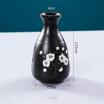 Sushi shop Sashimi Plate Decoration Ceramic small Bottle Dry Ice japanese kitchen tableware Restaurant Toothpick Holder Storage