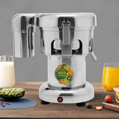 Juicer Machine with 2800r/min Motor, Stainless Steel Knife Mesh, Slanted Juice Outlet, Large Waste Outlet, Odorless and Durable