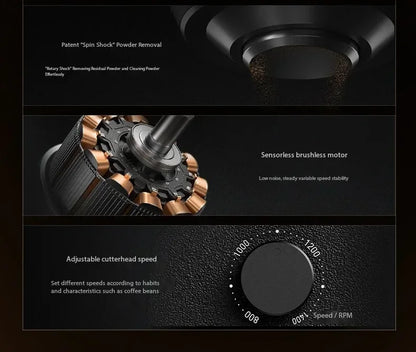 Timemore Sculptor 078/078S Electric Coffee Grinder – 220V, Professional, Stepless Espresso Grinder