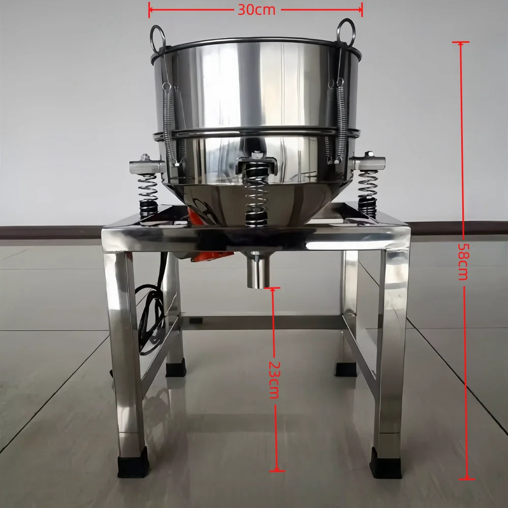 Automatic Sifter Shaker Machine Electric Vibrating Screen Powder Screening Sifting Machine Powder Sieve