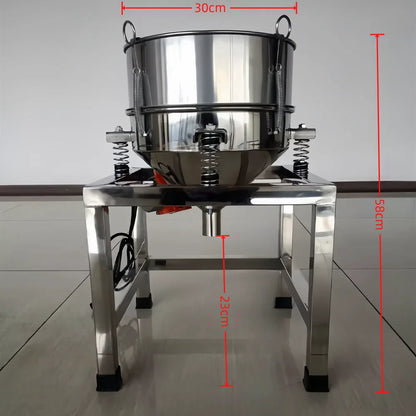 Automatic Sifter Shaker Machine Electric Vibrating Screen Powder Screening Sifting Machine Powder Sieve