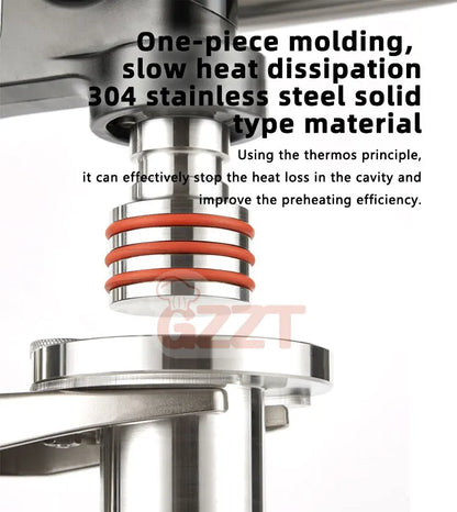 GZZT 1-16 Bar Extraction Variable Pressure Lever Coffee Maker Hand-pressed Coffee Machine 304 Stainless Steel Manual Espresso