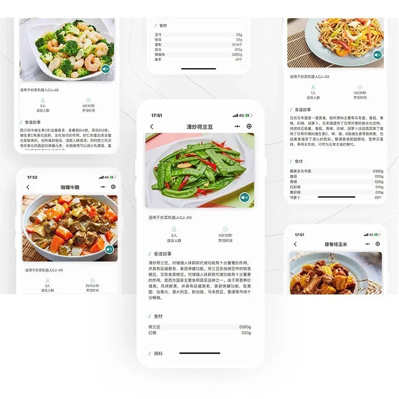 Joyoung Cooking Machine Robot Electric Frying Pan Smoke free precise Temperature Control Intelligent Automatic Cooker CJ-A9 Gray