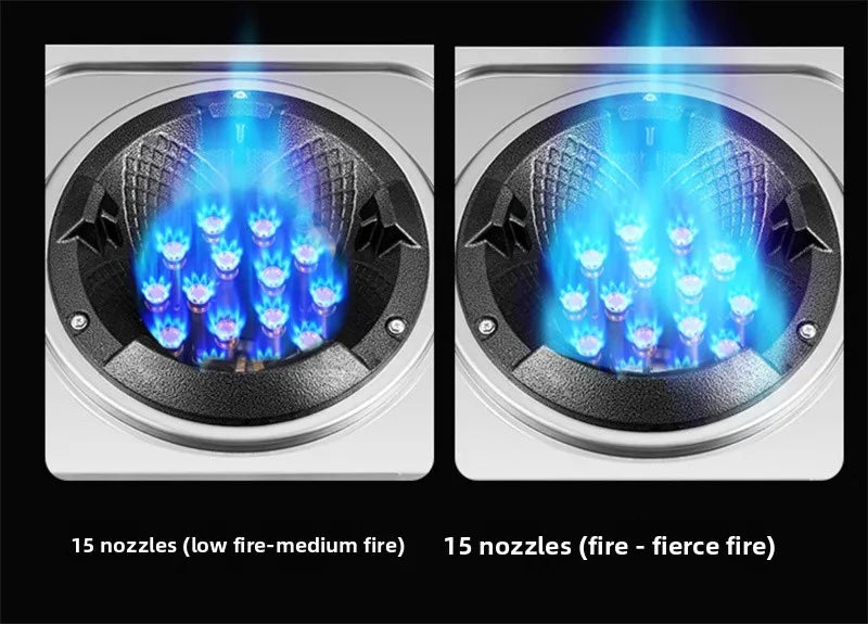 Home Fierce Fire Stove Gas Cooktop Commercial Single Burner Medium and High Pressure Liquefied Gas Stove Energy-saving Gas Hob