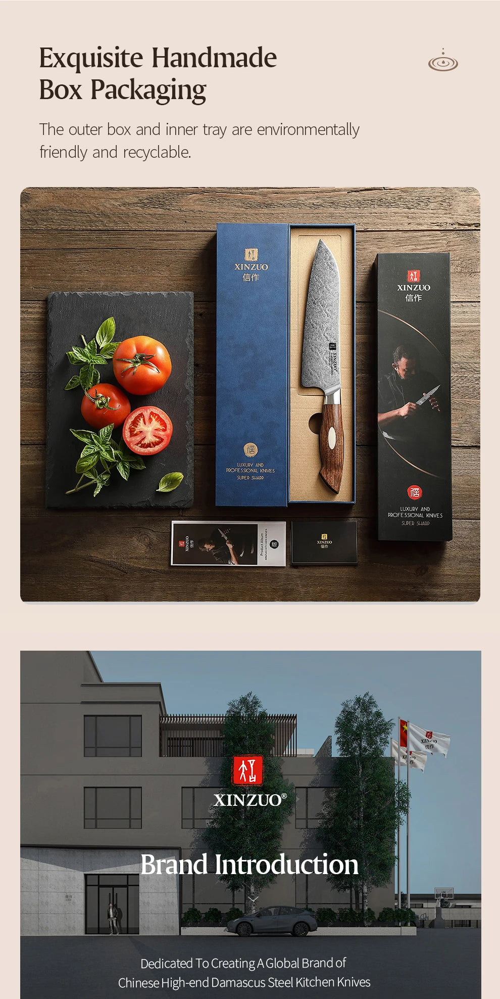 XINZUO 7.8'' Japanese Chef's Knife High-carbon Dual-core Damascus Steel Cooking Knife for Meat Vegetable Fish Fillet Salmon