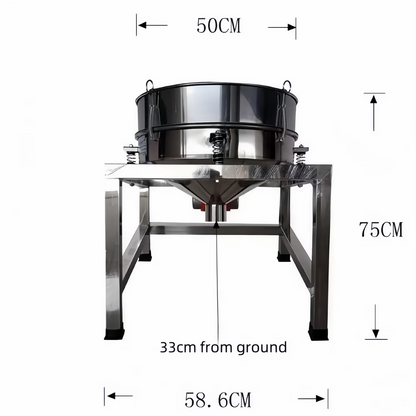 Automatic Sifter Shaker Machine Electric Vibrating Screen Powder Screening Sifting Machine Powder Sieve