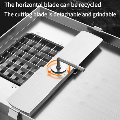 Electric Cube Cutting Machine – Automatic Dicer for Potatoes, Onions, Carrots, Fruits & Vegetables