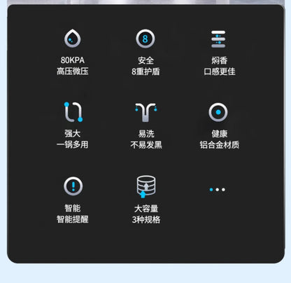 50L Commercial Pressure Cooker Thickened Large Capacity Gas Induction Cooker Universal Explosion-proof Household Pressure Cooker