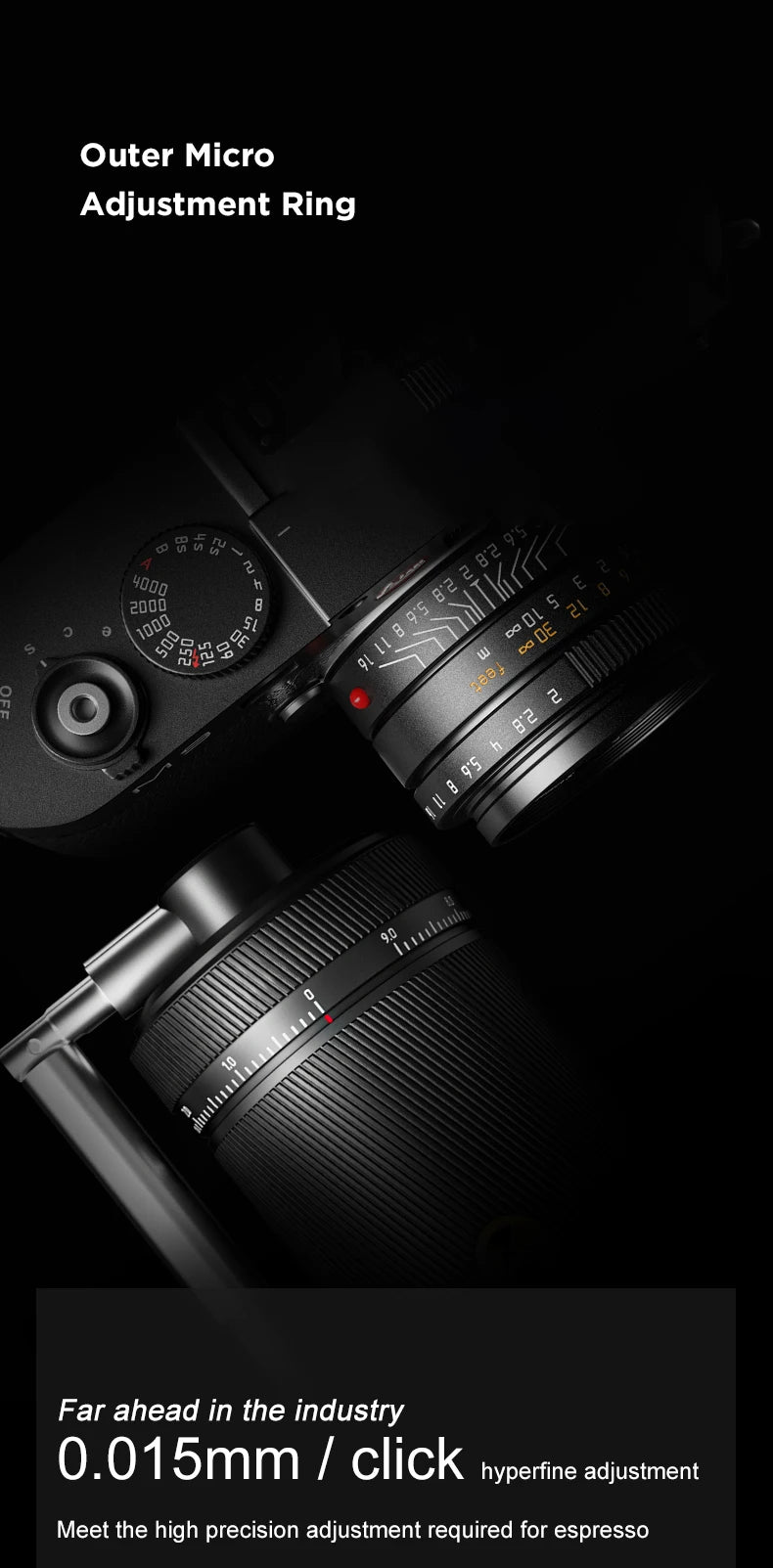 TIMEMORE Chestnut S3 Manual Coffee Grinder – S2C890 Burr, 0.015mm External Adjustment, Premium Hand Espresso Grinder