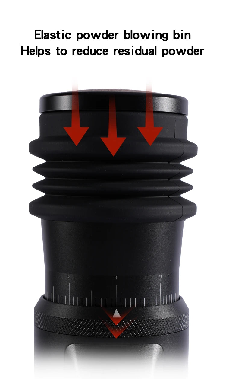 TOMAHAWK Electric Coffee Grinder 7-core 48mm Burr Household Silver Coffee Bean Grinder Coffee Miller Grinder for Espresso Filte