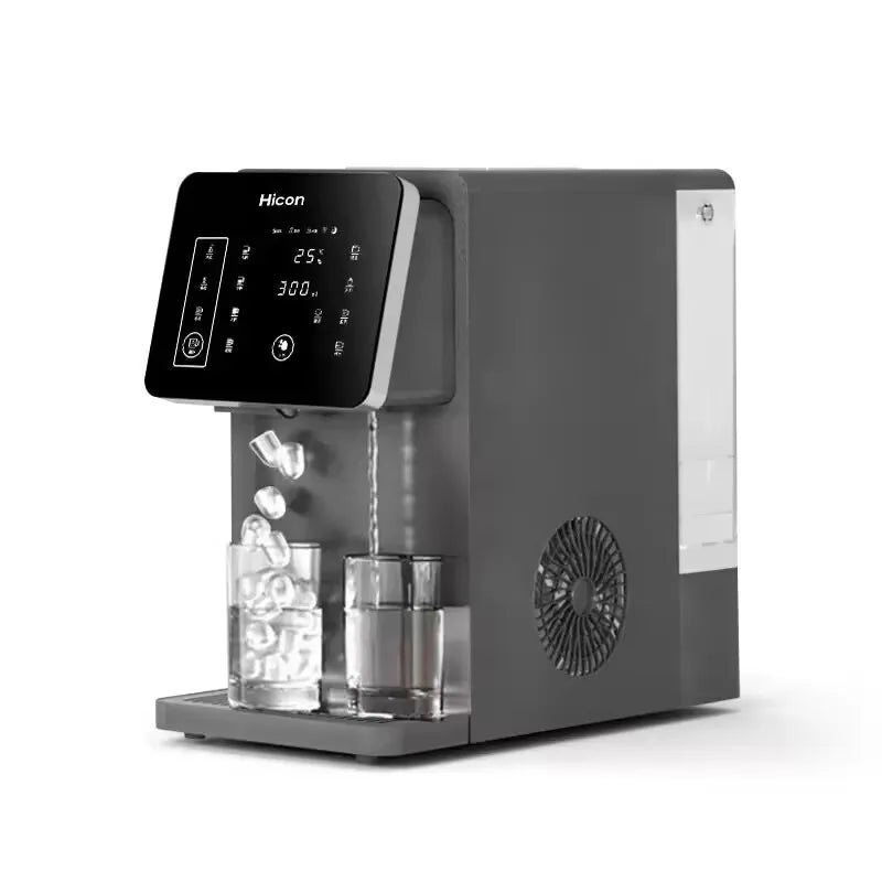 3-in-1 Ice Maker & Water Dispenser: Countertop Home Appliance with Instant Heating/Cooling, Large Capacity, Energy Saving