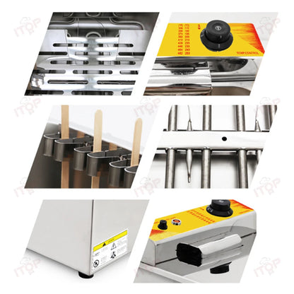 ITOP 12L Commercial Automatic Cheese Hot Dog Sticks Fryer Electric Korean Mozzarella Corn Dog Fryer Machine