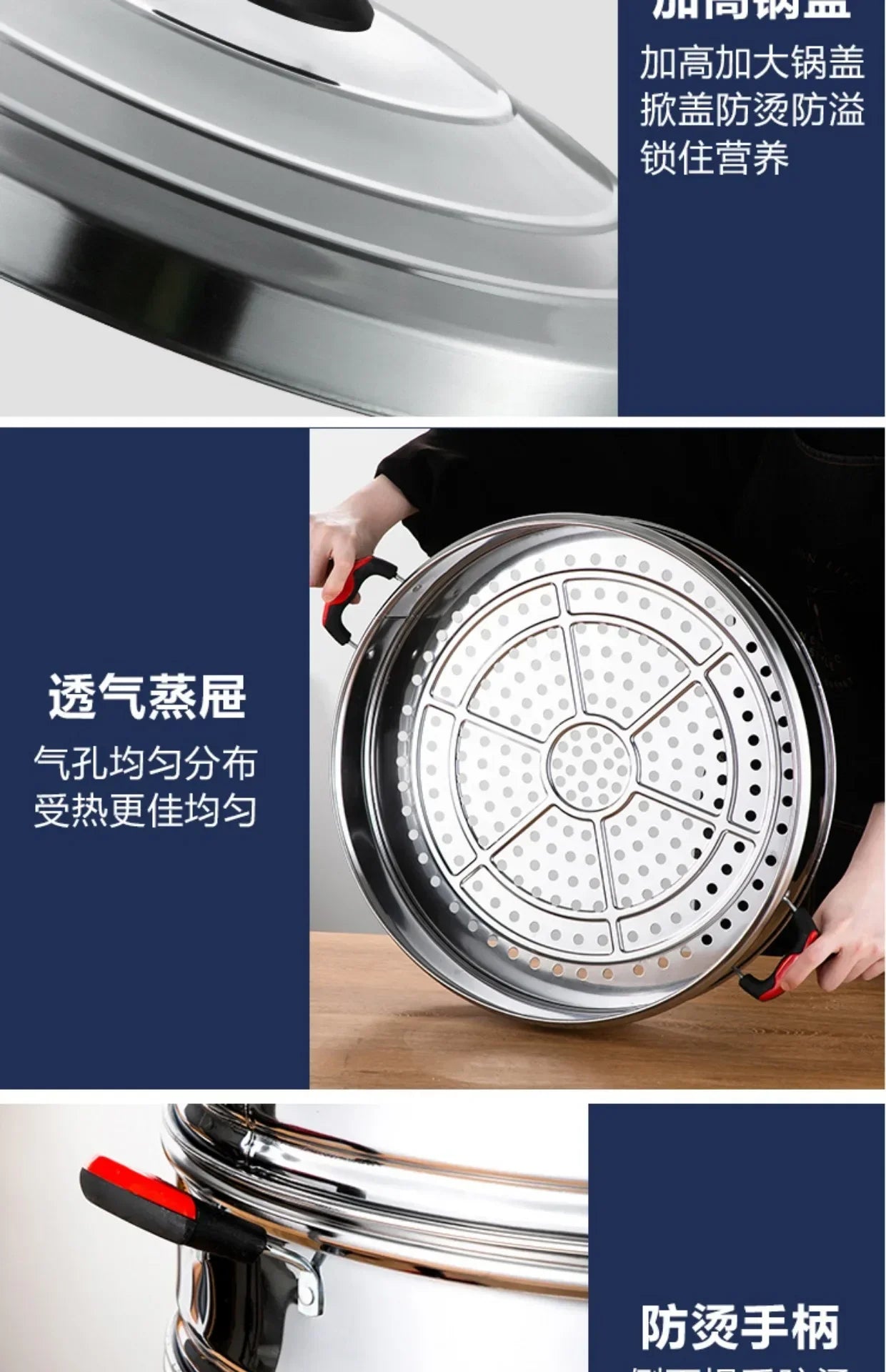 Commercial breakfast shop Multifunctional Stainless Steel Electric Steamer, new style Large Capacity, steamed buns