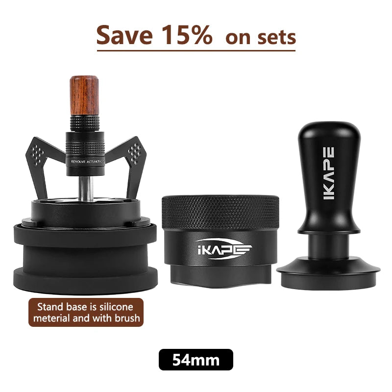 IKAPE Magnetic WDT Tools 51/54/58mm Espresso Rotary Coffee Needle Distributor Breville Coffee Stirrer Baristas Accessories Tools