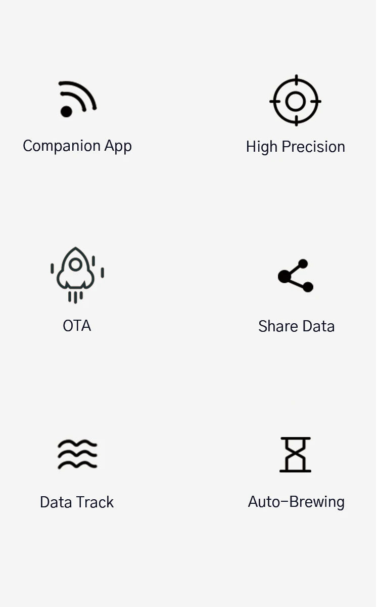 DiFluid Coffee Electronic Scale Espresso Scale Coffee Bean Weighing Timer High Quality Kitchen Scale Accurate To 0.1g