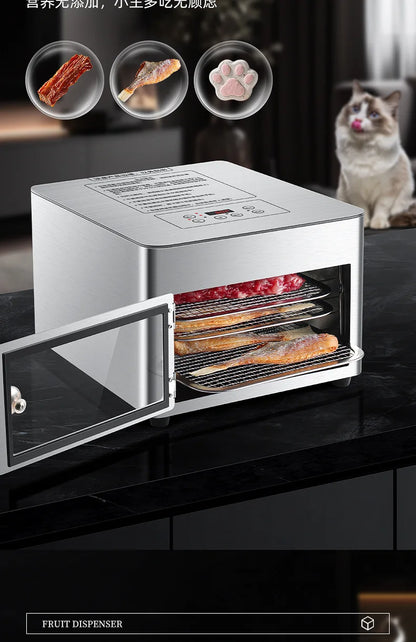 Commercial 5-Layer Stainless Steel Dehydrator with Digital Temperature Control