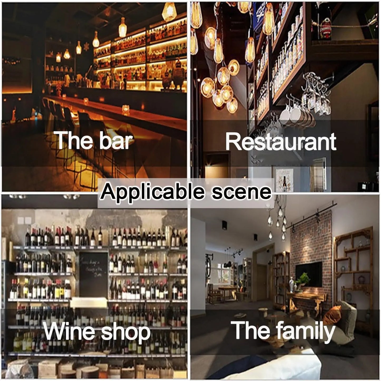 Metal Wall Bar Shelves with Wine Rack – Liquor Bottle Storage Holder for Kitchen, Dining Room & Home Bar Décor