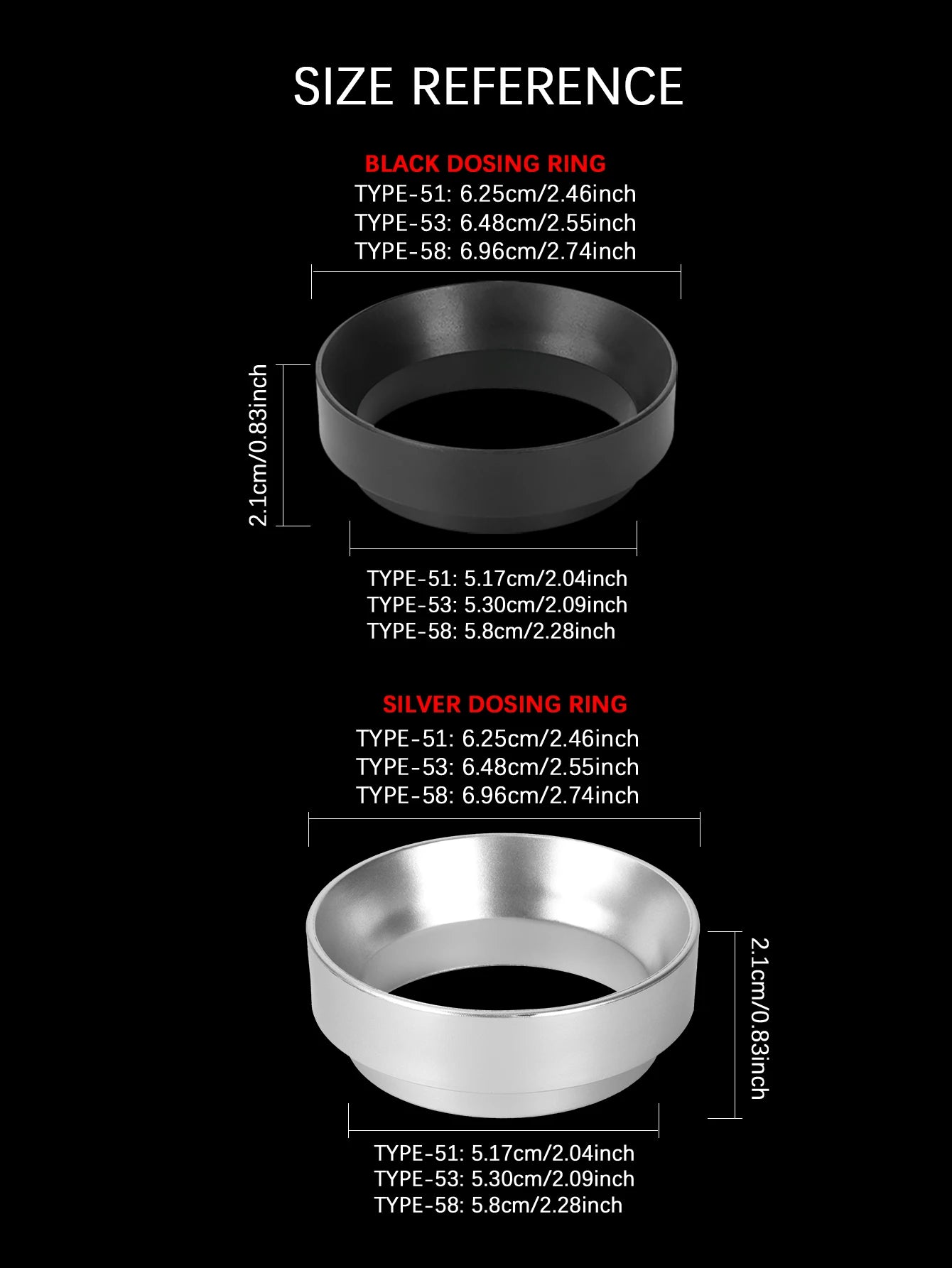 Espresso Coffee Press with Scale Constant Adjustment,Powdering Needle ,Powder Receiving Ring Coffee Press Mat Coffee Accessories