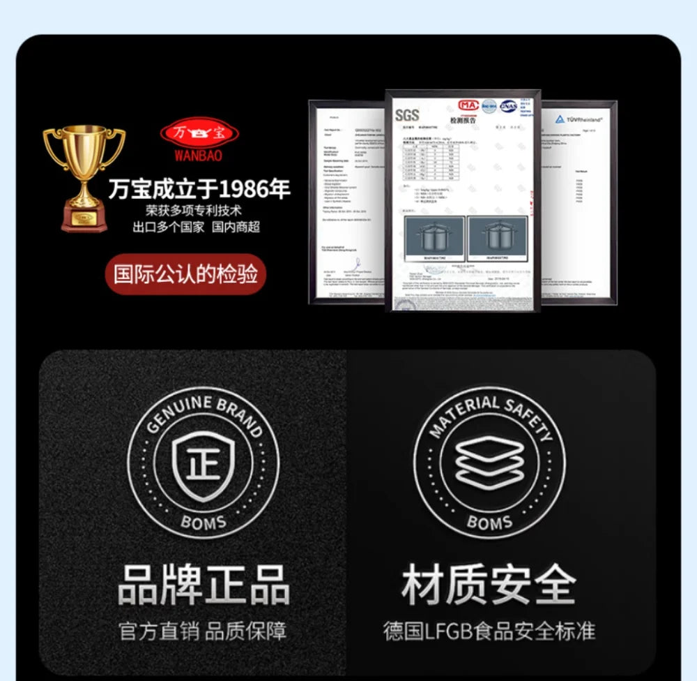 50L Commercial Pressure Cooker Thickened Large Capacity Gas Induction Cooker Universal Explosion-proof Household Pressure Cooker