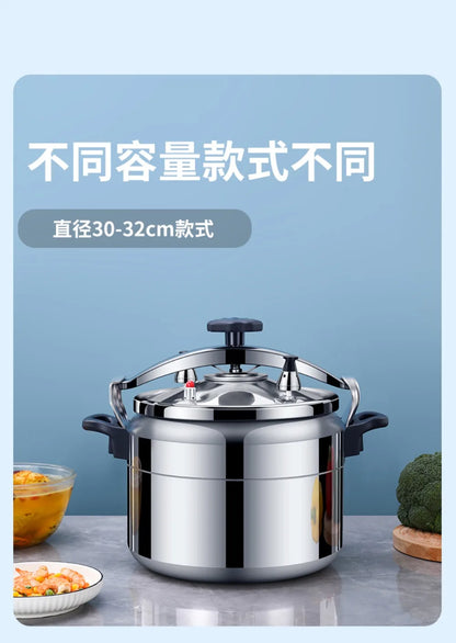 50L Commercial Pressure Cooker Thickened Large Capacity Gas Induction Cooker Universal Explosion-proof Household Pressure Cooker