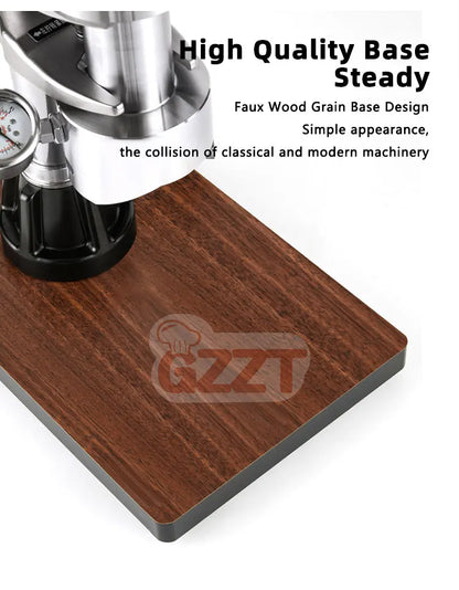 GZZT 1-16 Bar Extraction Variable Pressure Lever Coffee Maker Hand-pressed Coffee Machine 304 Stainless Steel Manual Espresso
