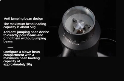 LX T64 Variable Speed Coffee Bean Grinder Machine 64mm Flat Burr Espresso Coffee Grinder Single Dose Grinder Miller