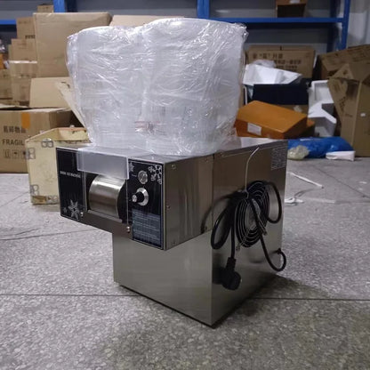 Mini Snowflake Ice Maker & Shaver Machine – Korean Bingsu Snow Ice Machine for Home & Café Use