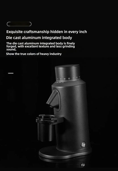 LX T64 Variable Speed Coffee Bean Grinder Machine 64mm Flat Burr Espresso Coffee Grinder Single Dose Grinder Miller