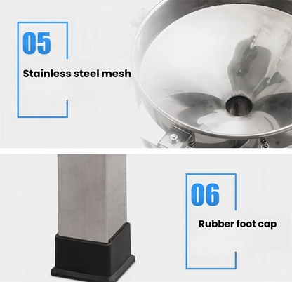 Automatic Sifter Shaker Machine Electric Vibrating Screen Powder Screening Sifting Machine Powder Sieve