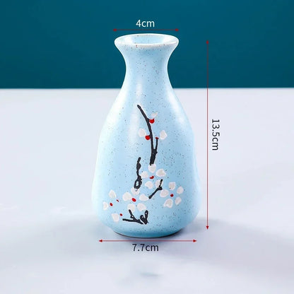 Sushi shop Sashimi Plate Decoration Ceramic small Bottle Dry Ice japanese kitchen tableware Restaurant Toothpick Holder Storage