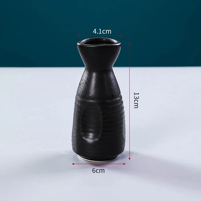 Sushi shop Sashimi Plate Decoration Ceramic small Bottle Dry Ice japanese kitchen tableware Restaurant Toothpick Holder Storage