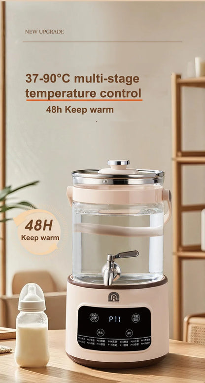 3L Electric Smart Tea Brewer – Large-Capacity Thermostatic Kettle with Faucet for Office, Fruit Tea & Commercial Use
