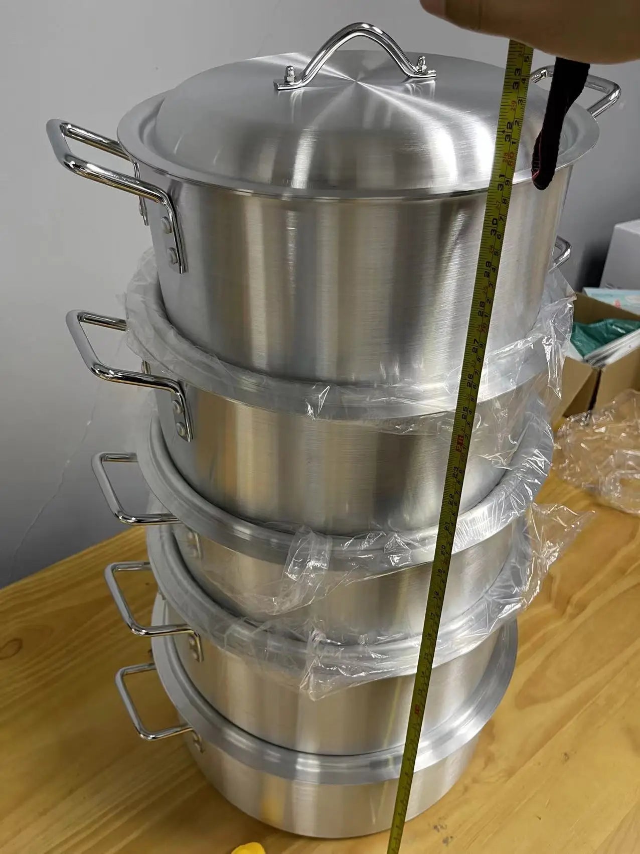 5pcs/set Thick Aluminum Pot Set  Multi-Purpose Pot Soup Pot Cookware Set  Non-Stick Pan Panela Cooking Tool KITCHEN UTENSIL SET