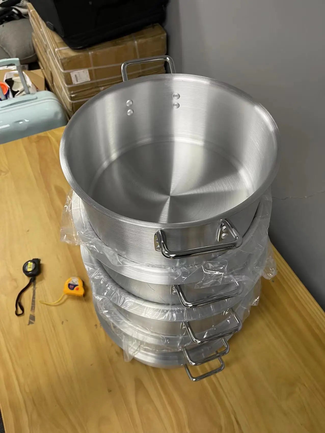 5pcs/set Thick Aluminum Pot Set  Multi-Purpose Pot Soup Pot Cookware Set  Non-Stick Pan Panela Cooking Tool KITCHEN UTENSIL SET